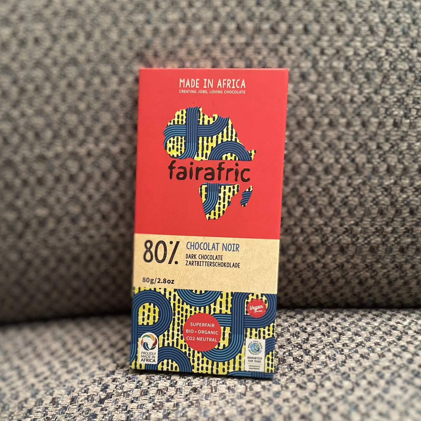Chocolat noir 80% - Bio & Vegan - Ghana