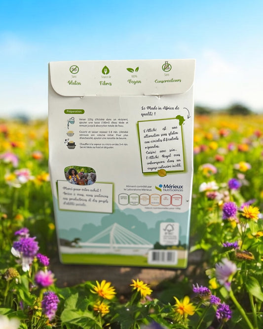 Attiéké déshydraté royal - Semoule de manioc - Côte d'Ivoire