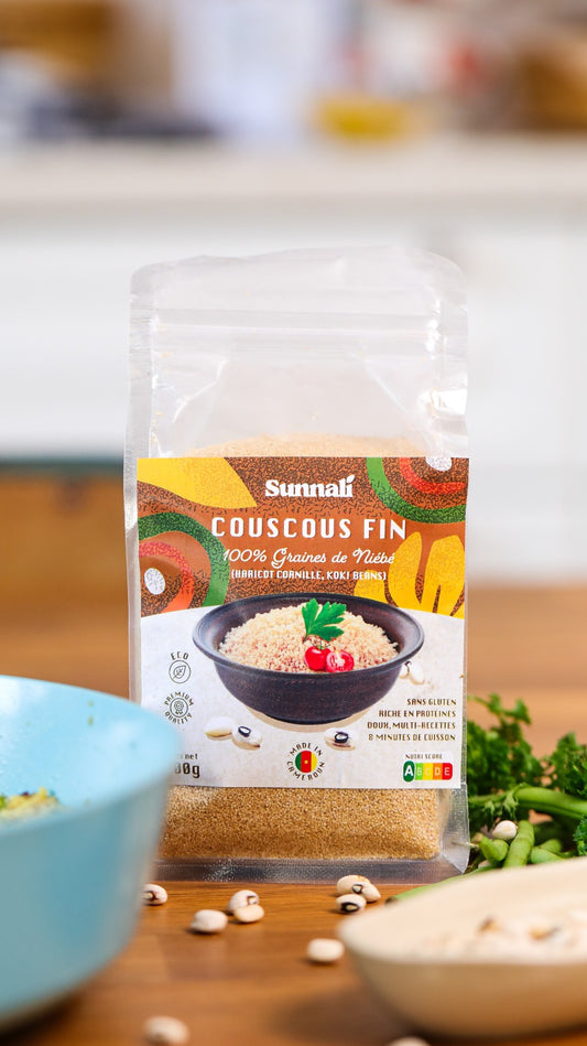 Couscous fin à base de niébé, koki, cornille - Cameroun - Sunnali