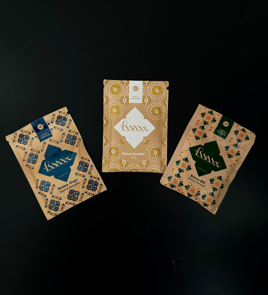 Bsissa - 3 saveurs (blé, orge, lentilles) - Tunisie