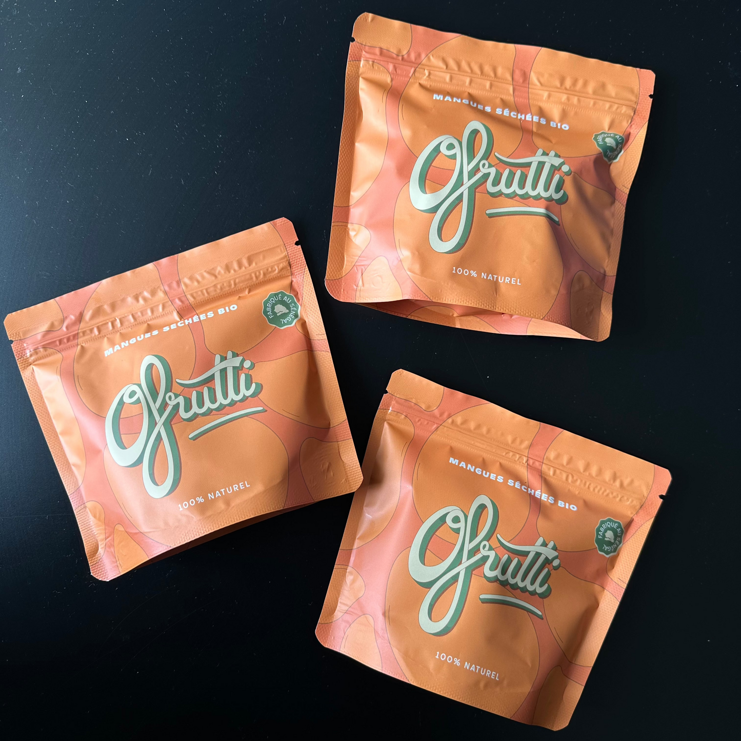 Pack de 3 sachets de Mangues séchées - Ofrutti - Sénégal