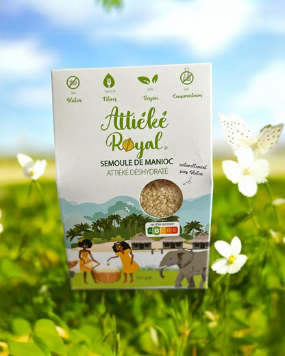 Attiéké déshydraté royal - Semoule de manioc - Côte d'Ivoire